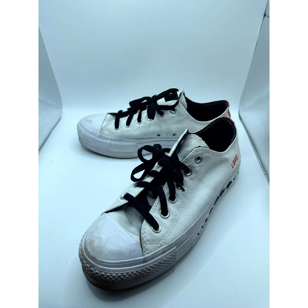 Converse Chuck Taylor All Star Platform By You 565503C‎ Womens 8.5 Sneaker White
